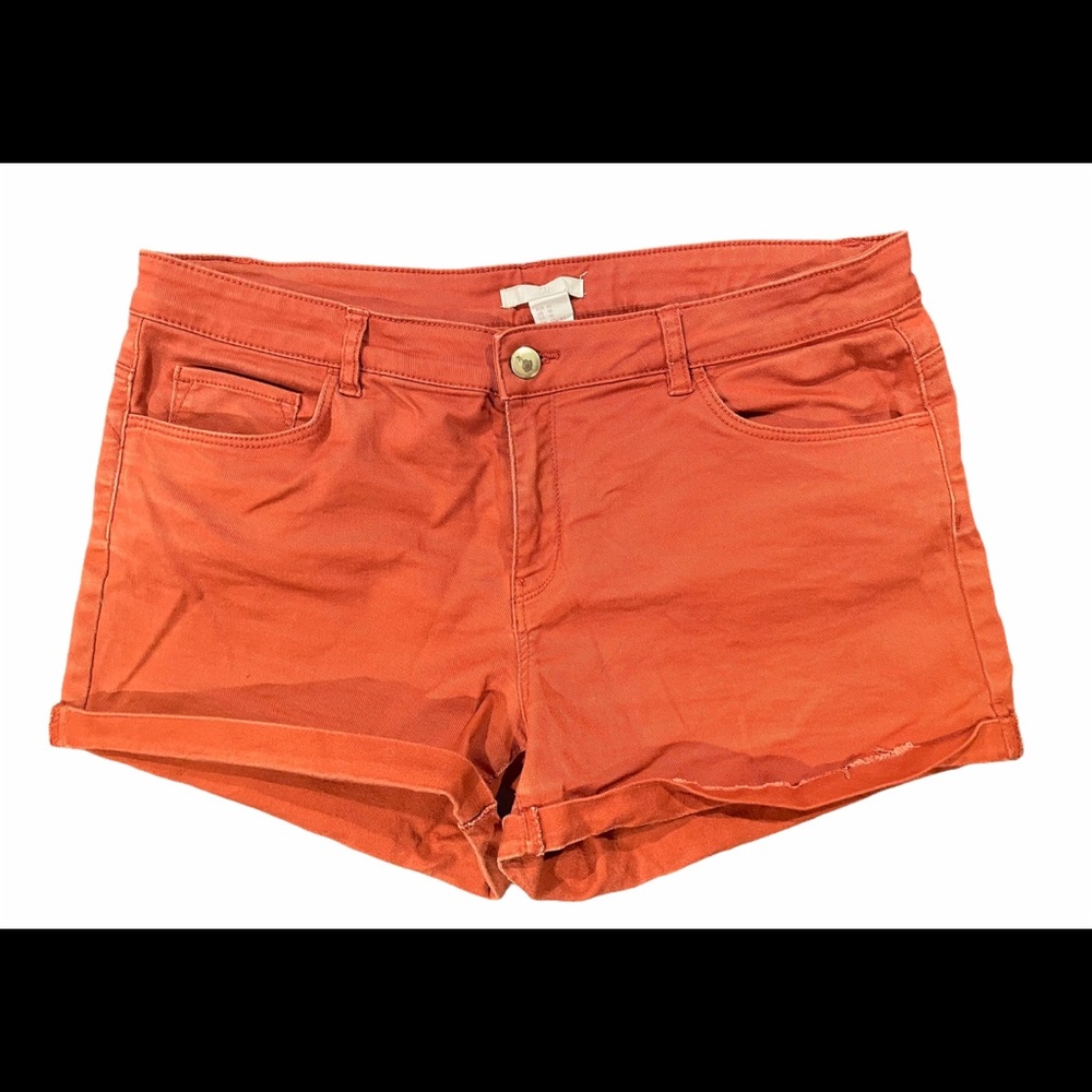 Rust orange shorts